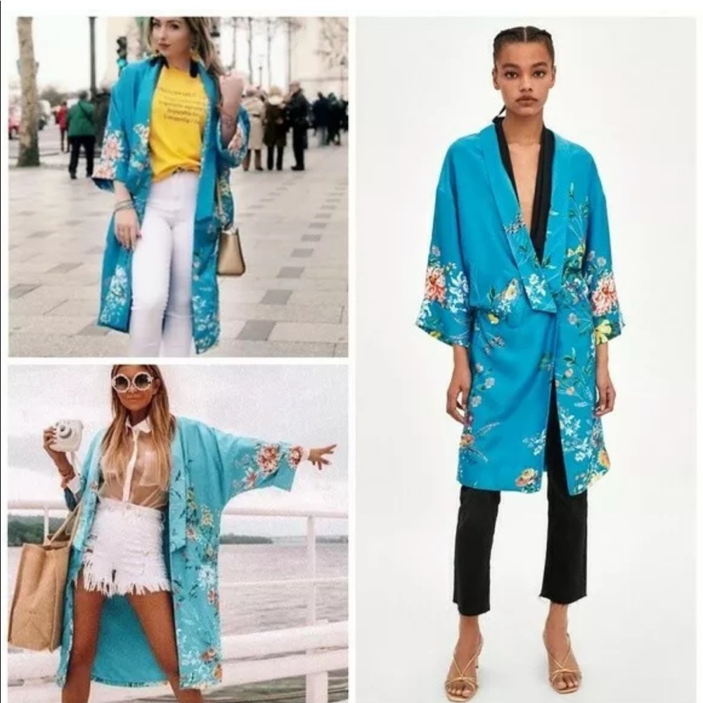 ZARA Printed Kimono